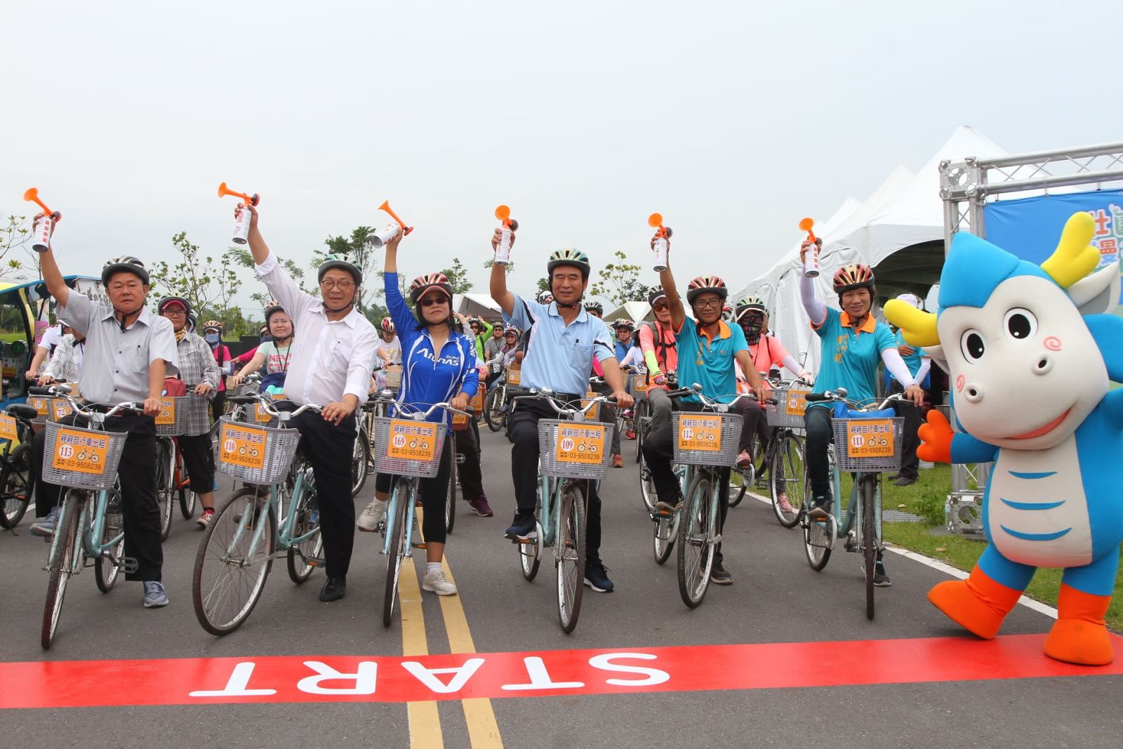 Bersepeda di sekitar Zhuangwei