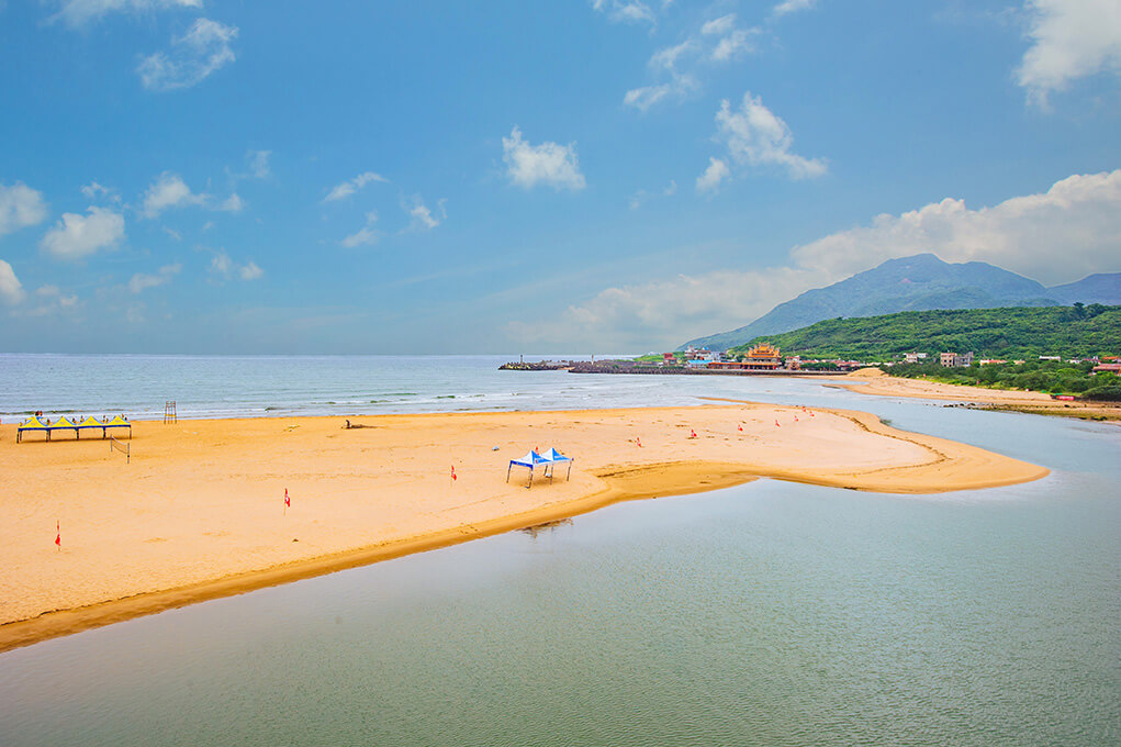 Địa hình bãi biển Fulong