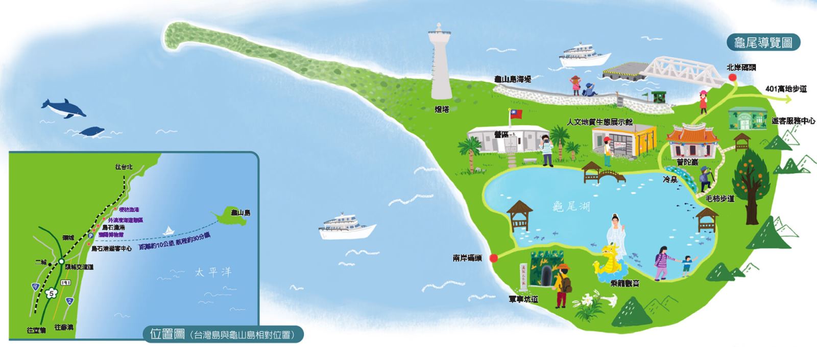 Bản đồ của Gumi, đảo Kameyama