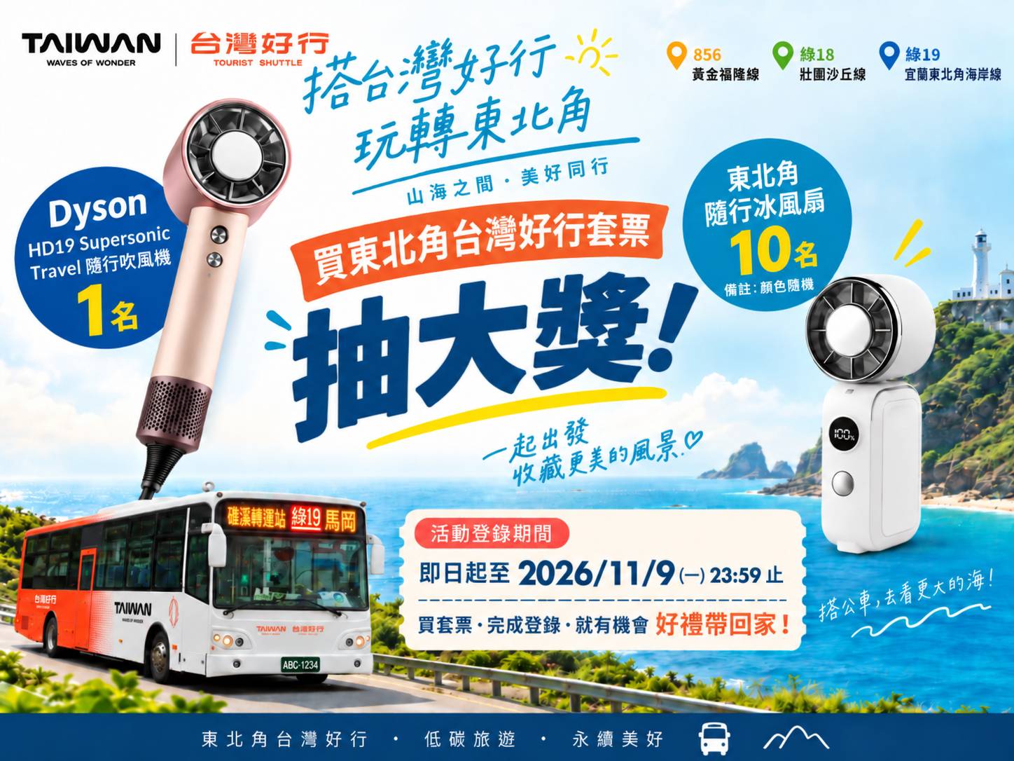 活動期間購買套票並完成登錄,還可參加抽獎
