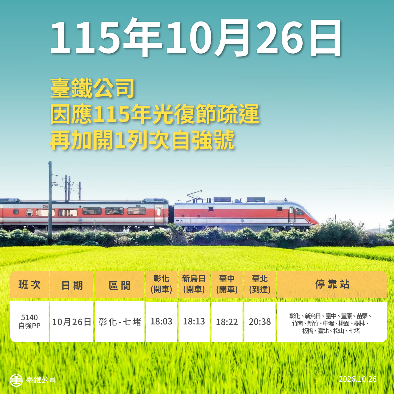 加開班次