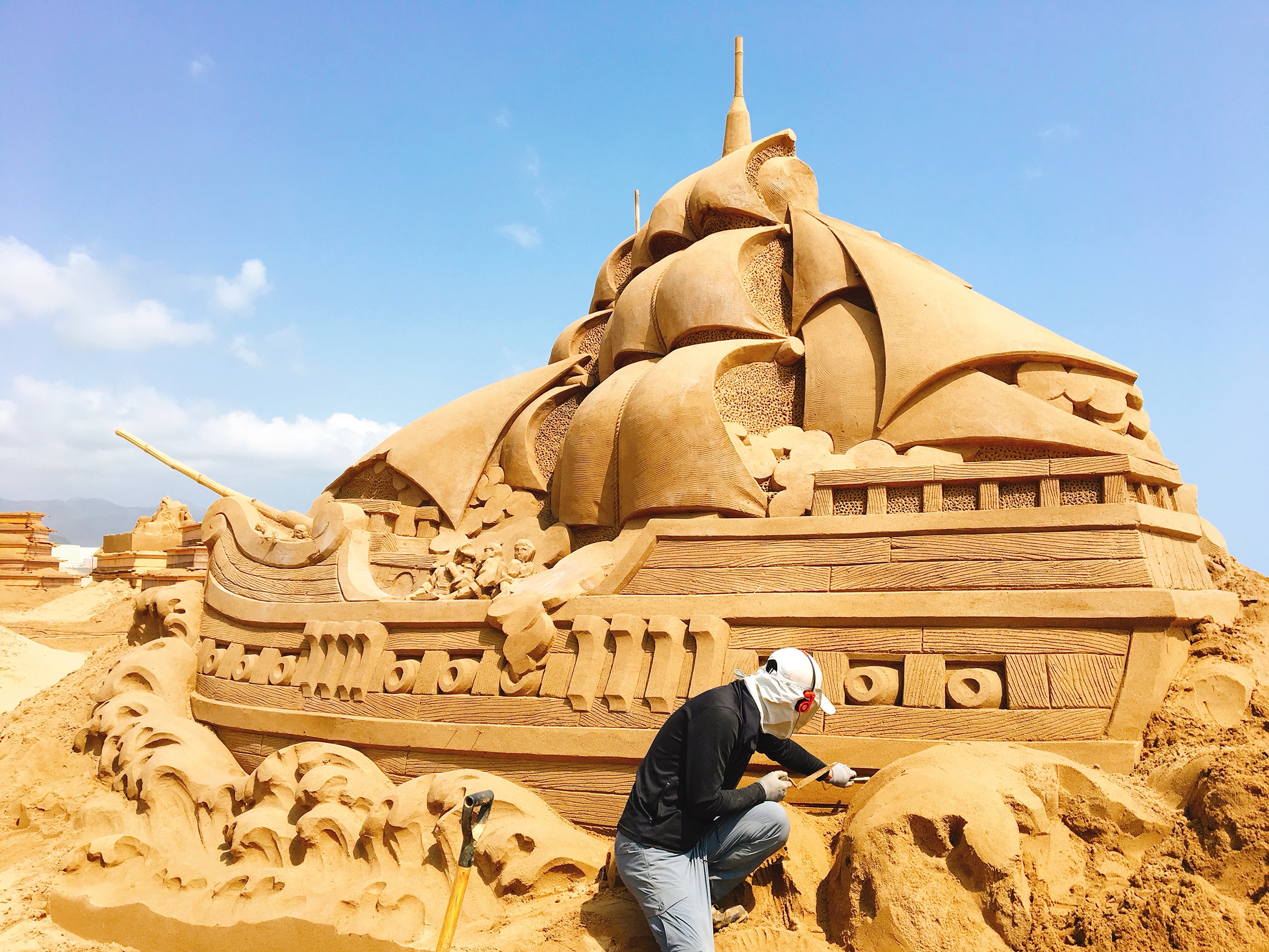 2018 Fulong International Sand Sculpture Art Musim Patung Pasir
