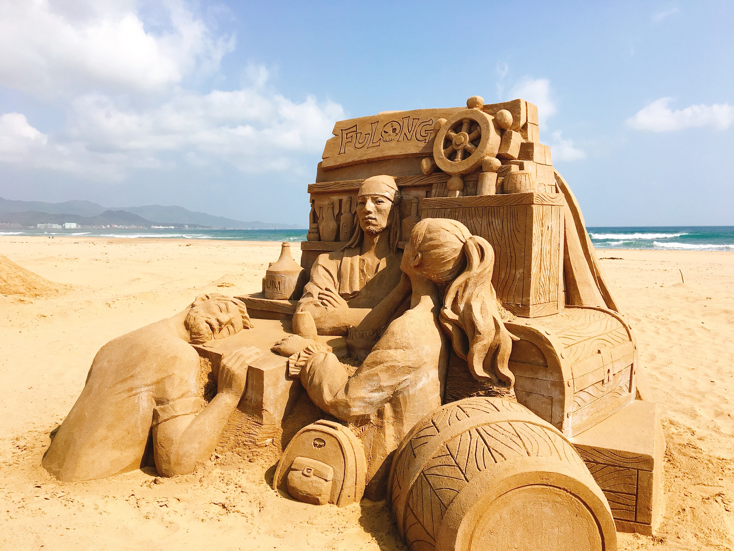 2018 Fulong International Sand Sculpture Art Musim Patung Pasir