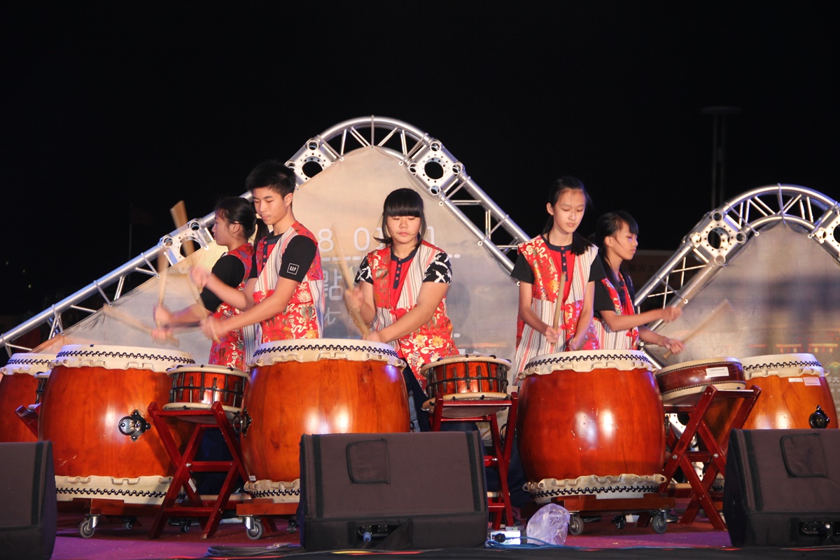 Buổi biểu diễn của Gongga Guozhong Taiko