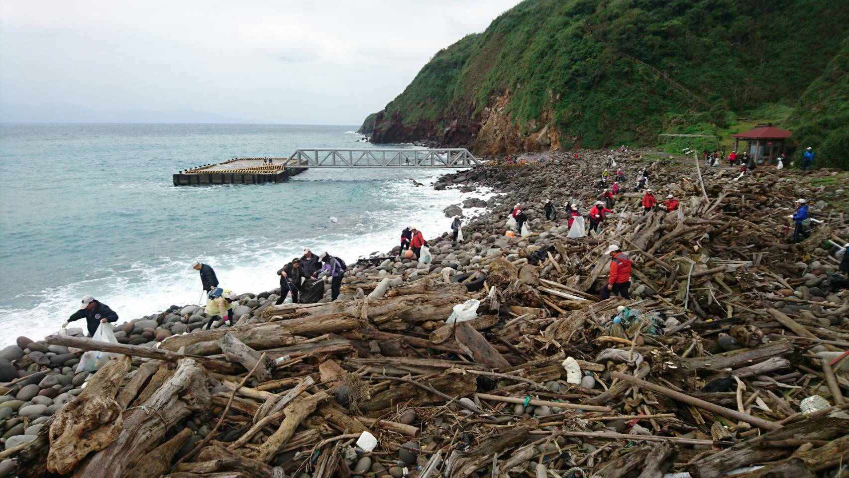 2018 กิจกรรมบนชายหาดที่สะอาดและสะอาดของ Guishan